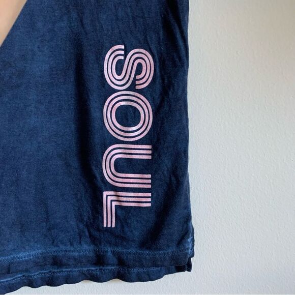 NWT Soulcycle Novelty Core Soul Tank Top In Navy Size M - Picture 6 of 7